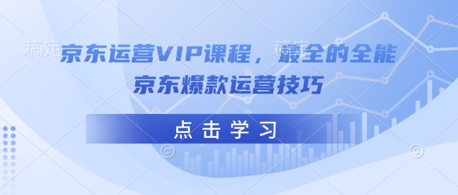 京东运营VIP课程，最全的全能京东爆款运营技巧-阿卡帕尼智赚AI实验室